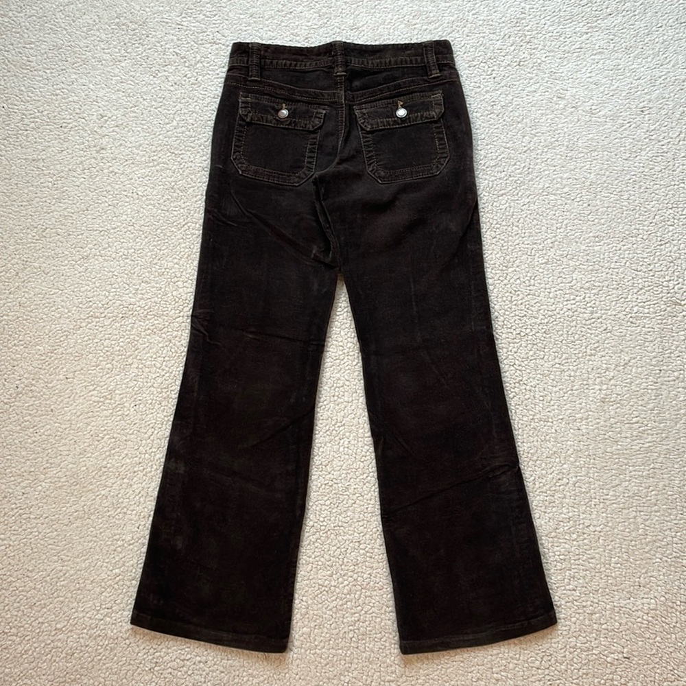 Vintage 90s Old Navy Deep Brown Straight Leg Corduroy Pants